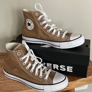 Unisex Converse Women 8.5 Men 6.5 Sand Dune Charlie Hi Top